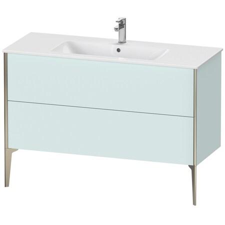 Duravit Xviu Floor Standing Vanity Unit Light Blue Matt XV44840B109